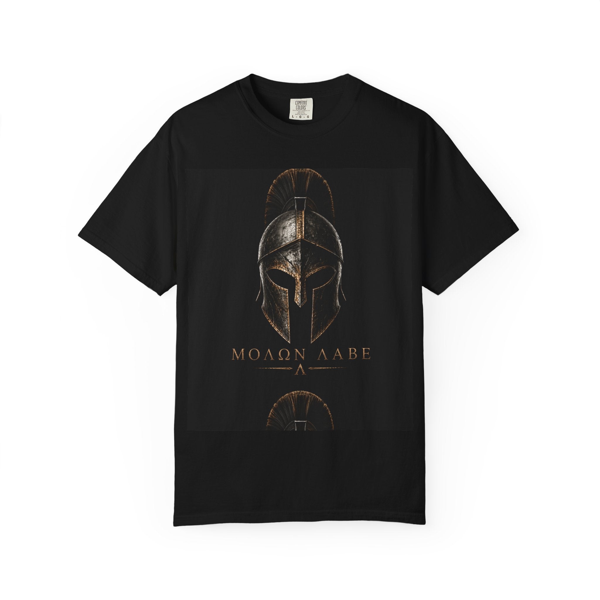 Molon Labe Spartan Helmet T-Shirt