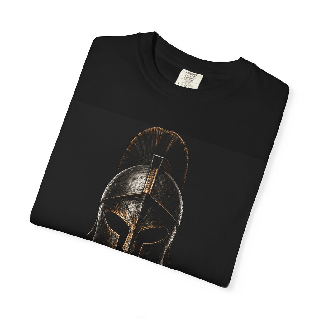 Molon Labe Spartan Helmet T-Shirt