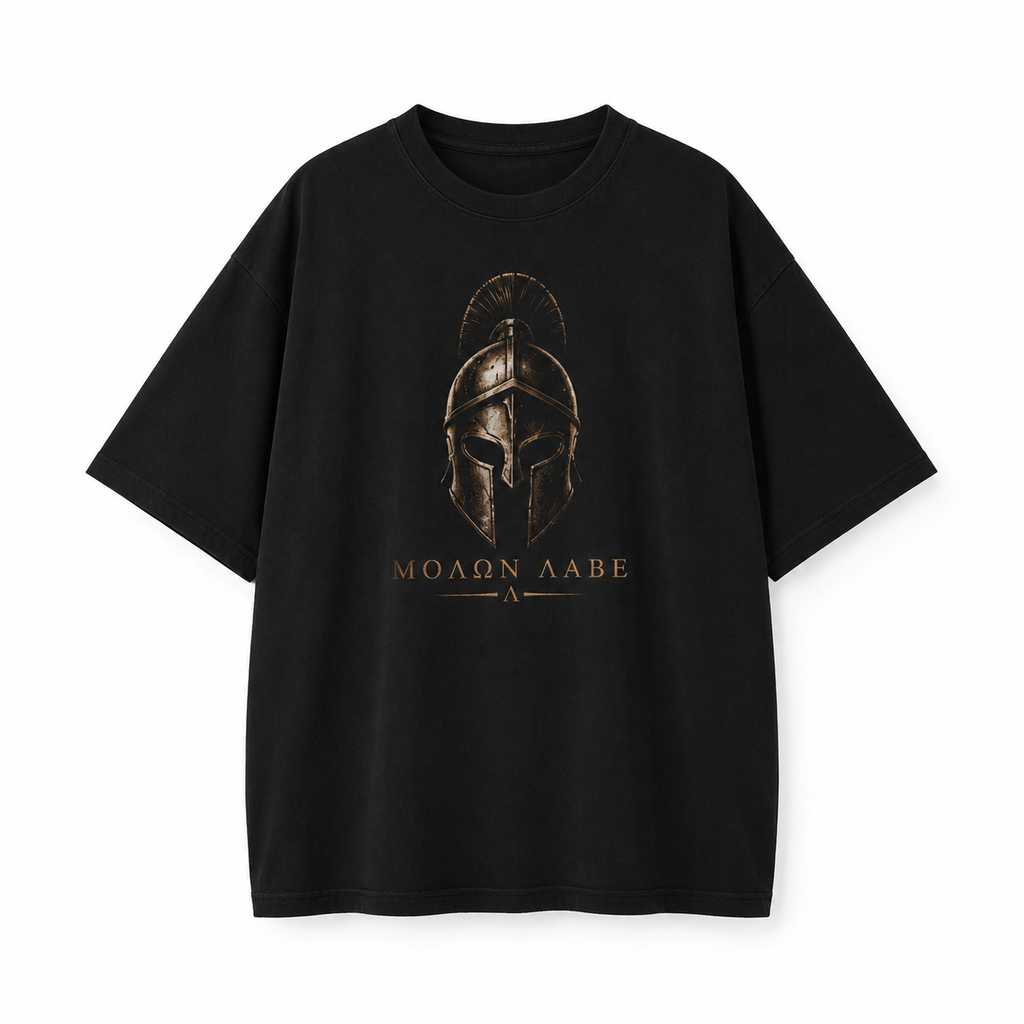 Molon Labe Spartan Oversized T-Shirt